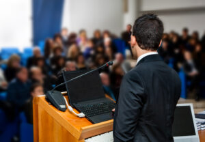 Business people at meeting